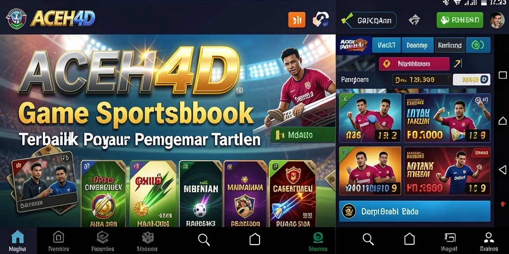 Tampilan menarik dari gameplay Sportsbook ACEH4D yang penuh aksi.
