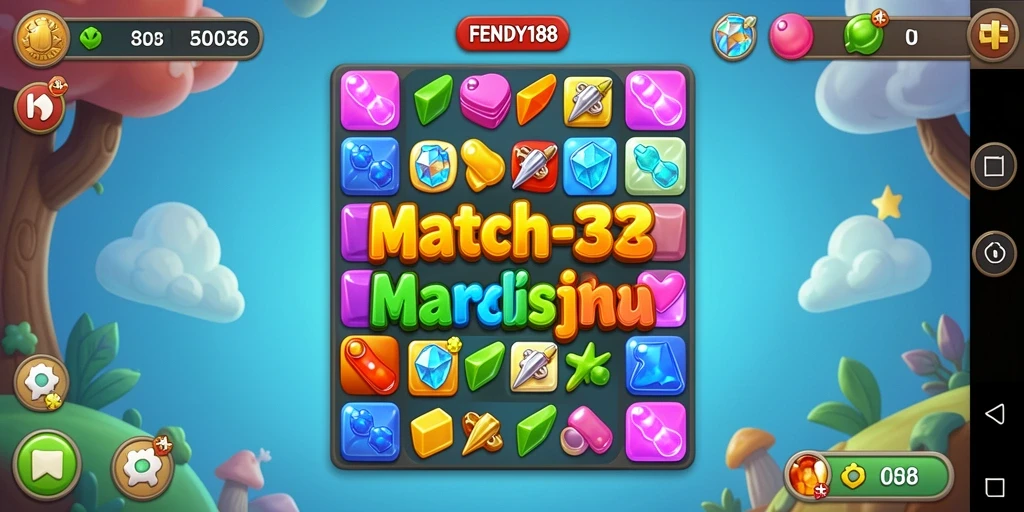 Tampilan gameplay FENDY188 yang penuh warna dan menantang.