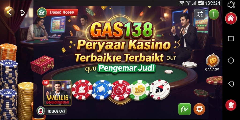Tangkapan layar dari gameplay Kasino yang mengasyikkan di GAS138.