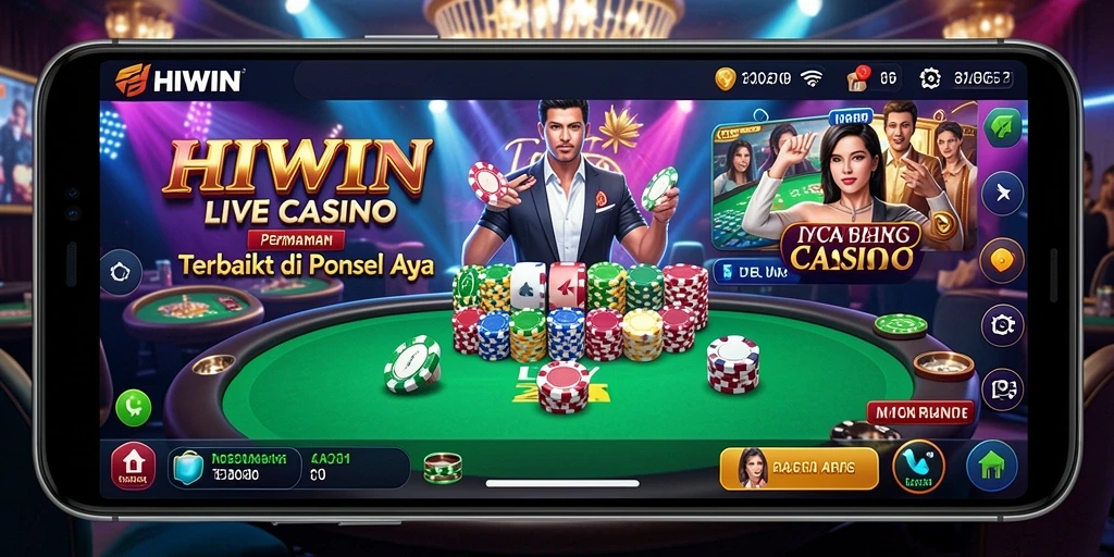 Tampilan gameplay Live Casino yang menarik dan interaktif.