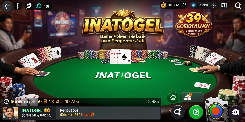 Tampilan gameplay seru di INATOGEL dengan pemain aktif.