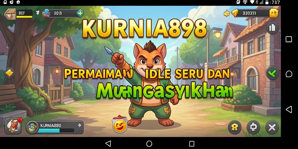 Tampilan gameplay Idle KURNIA898 yang menarik dan menyenangkan.