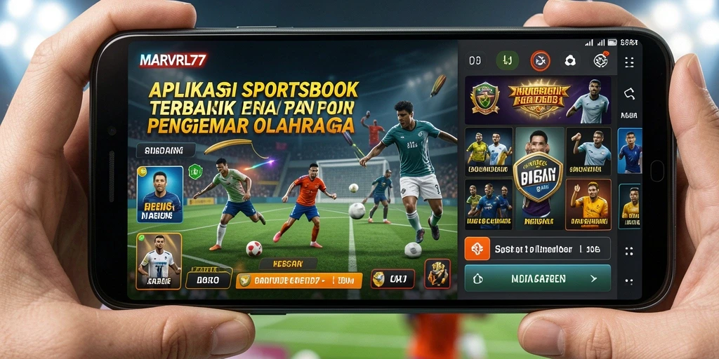 Tampilan gameplay Sportsbook yang memukau dan interaktif.