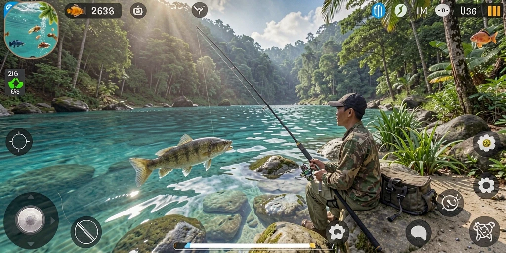 Tangkap berbagai ikan dalam aksi seru di V07.